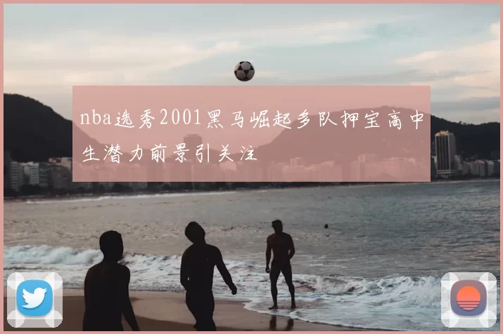 nba选秀2001黑马崛起多队押宝高中生潜力前景引关注