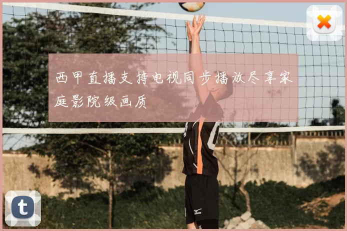 西甲直播支持电视同步播放尽享家庭影院级画质