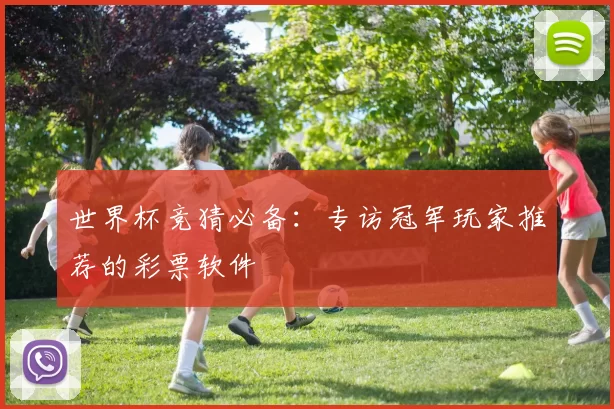 世界杯竞猜必备:专访冠军玩家推荐的彩票软件